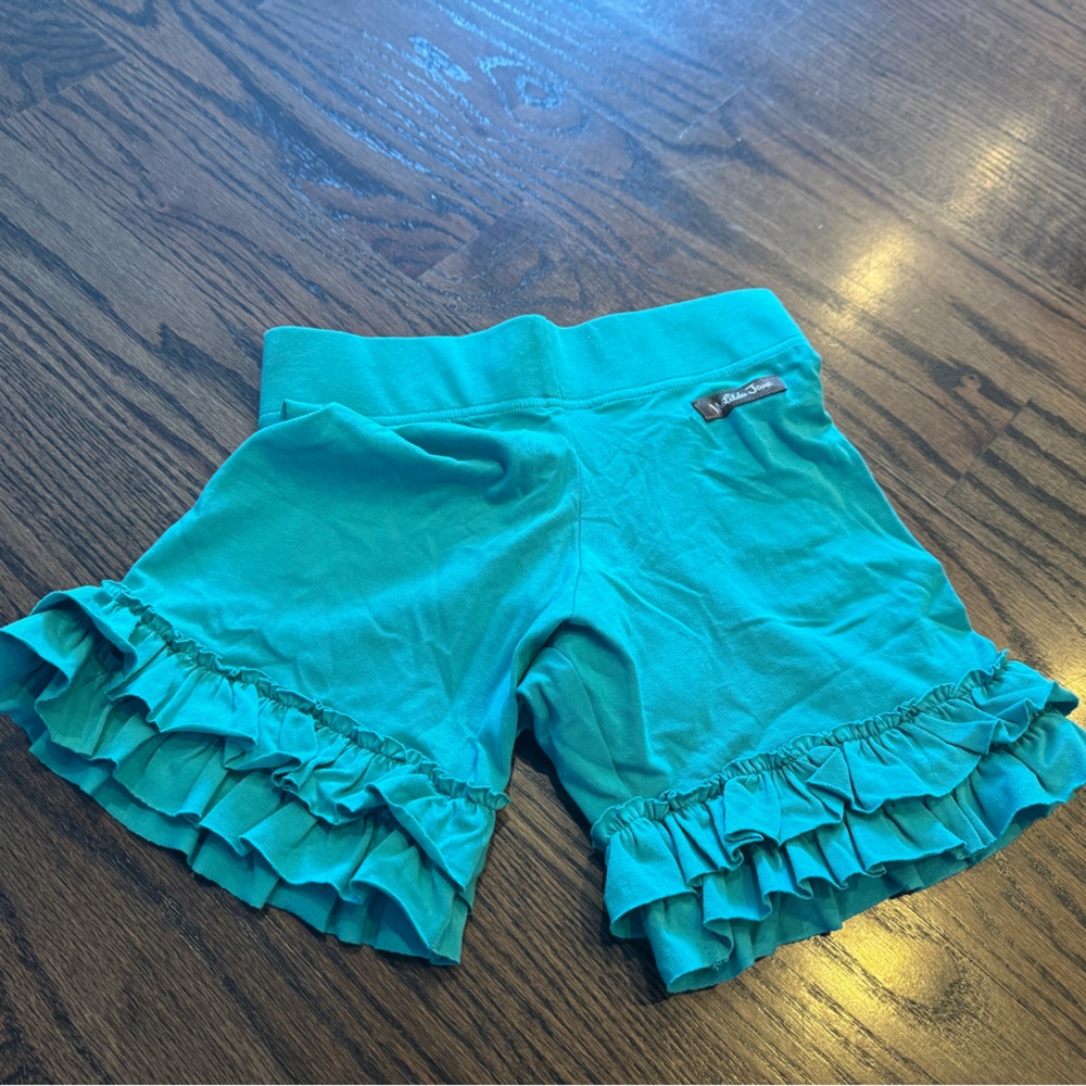 Matilda Jane Turquoise Ruffle Shorts for Kids